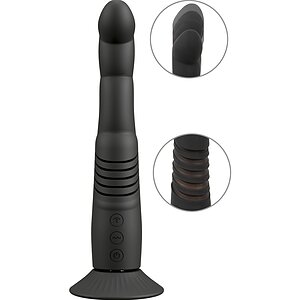 Couples Choice Vibrator Împingeri Punct G și Prostată 9x9 Negru