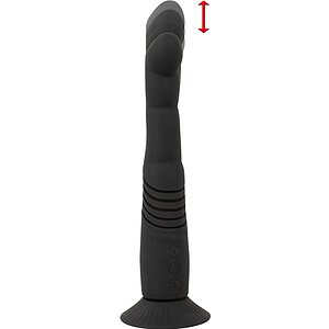 Couples Choice Vibrator Împingeri Punct G și Prostată 9x9 Negru pe SexLab