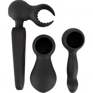 Couples Choice Wand – 12 Moduri, încălzire 41°C, Reîncărcabil Negru