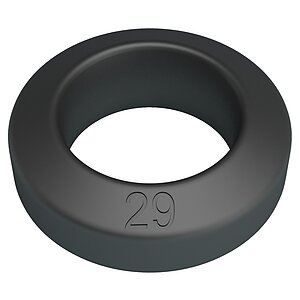 Crazy Bull Brodan Inel Din Silicon Negru Flexibil pe SexLab