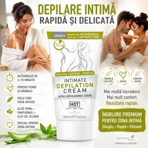 Cremă Depilatoare Pentru Zona Intimă 100ml