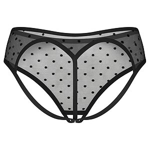 Crotchless Panties Obsessive Nuites Negru S-M