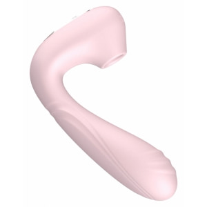 Crushious Pookie Stimulator cu Dublă Stimulare, Reîncărcabil Roz