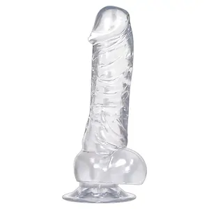 Crystal Clear Dong Suction Cup Transparent pe SexLab