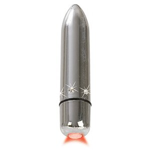Crystal High Intensity Ou Vibrator Argintiu pe SexLab