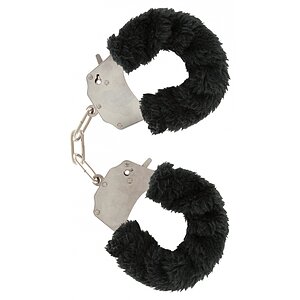 Cătușe Furry Fun Cuffs Negru pe SexLab
