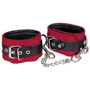 Cătușe Glezna Zado Ankle Cuffs Roșu pe SexLab