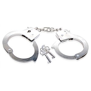 Cătușe Metal Pentru Începători Argintiu pe SexLab