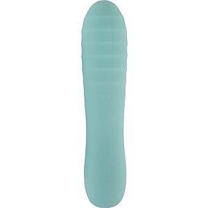 cuties Mini Vibrator – 8 Moduri, Reîncărcabil Albastru pe SexLab