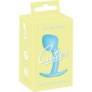 cuties Plug Albastru — Mini Plug silicon 7.1 cm Discret pe SexLab