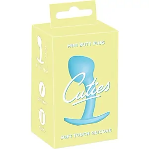 cuties Plug Albastru — Mini Plug silicon 7.1 cm Discret pe SexLab