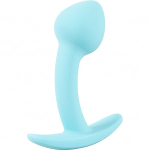 Cuties Plug Albastru — Mini Plug silicon 7.1 cm Discret