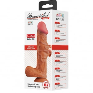 Debra curbat 26cm — Dildo Ergonomic cu Ventuză