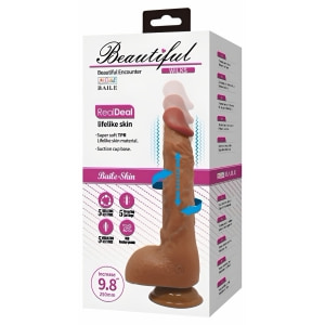 Debra Wilks 25cm Rotativ cu Vibrații și Ventuză