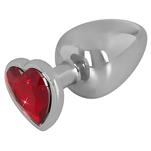 Diamond Anal Plug Large Argintiu pe SexLab