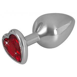 Diamond Anal Plug Medium Argintiu pe SexLab