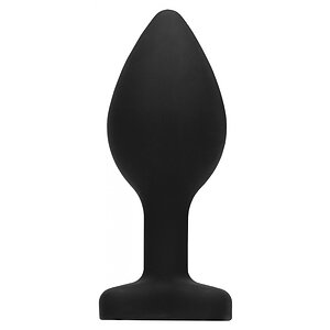 Diamond Heart Anal Plug Negru Regular