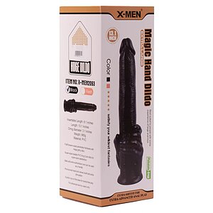 Dildo 33cm Magic Hand Negru