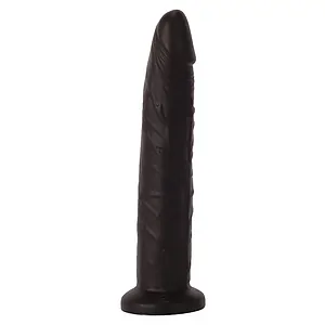 Dildo 16.5cm Colours Pleasure 4 Negru pe SexLab