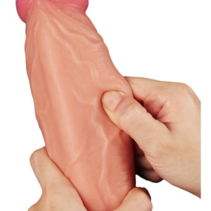 Dildo 25cm Dual Layer Platinum