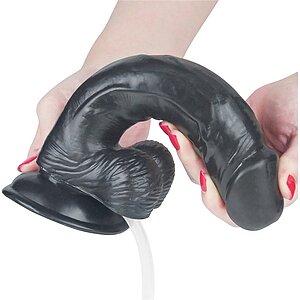 Dildo 23cm Cu Ejaculare Extremă Negru