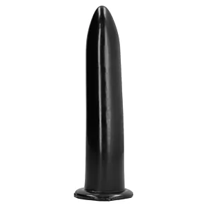 Dildo All Black 20 cm Negru pe SexLab