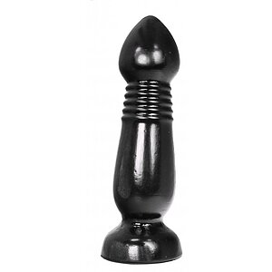 Dildo All Black Extra Sensations 27.5 cm Negru pe SexLab