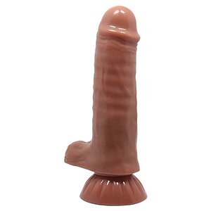 4love Shop Dildo Baron Glide And Slide-Skin 18.5 cm Maro pe Sexlab.ro