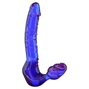 Dildo Strapless Cu Cap Conturat
