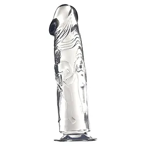 Dildo Clearstone Perfect Transparent Dildo Clearstone Perfect Transparent pe SexLab