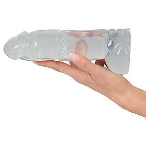 Dildo Crystal Clear Big 21.5cm Transparent