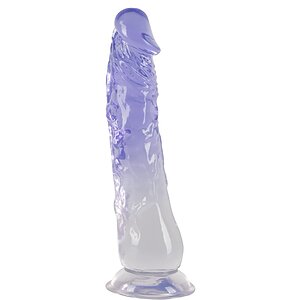 Dildo Crystal Clear Transparent pe SexLab