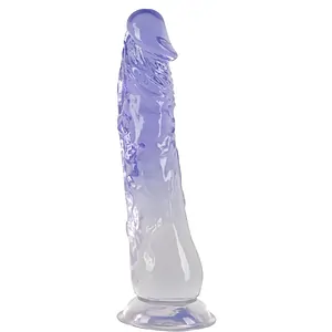 Dildo Crystal Clear Transparent pe SexLab