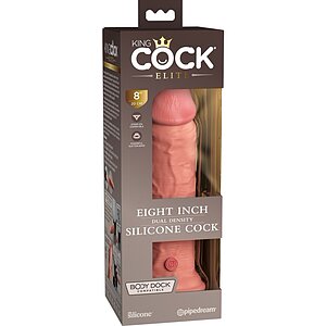 Dildo Dual Density 22cm King Elite realist cu ventuză