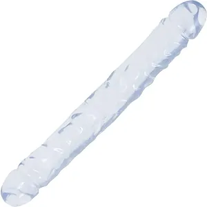 Dildo Dublu Crystal Jellies Jr. 30.5cm pe SexLab