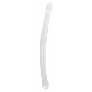 Dildo Dublu Non Realistic C Transparent Dildo Dublu Non Realistic C Transparent pe Sexlab.ro