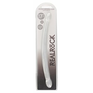 Dildo Dublu Non Realistic C Transparent