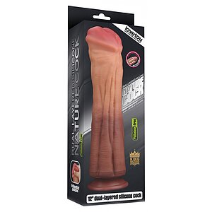 Dildo Dublu Strat Lovetoy 30cm, Ventuză Puternică