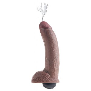 Dildo Ejaculator Pipedream Penis 23cm Maro pe SexLab