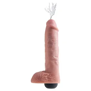 Dildo King Penis Cu Testicule Si Ejaculare