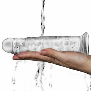 Dildo Flawless Clear 17.8cm Transparent