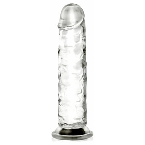 Dildo Flawless Clear 17.8cm Transparent pe Sexlab.ro