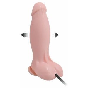 Dildo Gonflabil Cu Ventuză 18cm