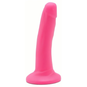 Dildo Roz Cu Ventuza 15 Cm Dildo Insertabil 12.75 Cm Diametru 3 Cm