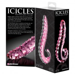 Dildo Icicles No 24 Roz 15.5 cm