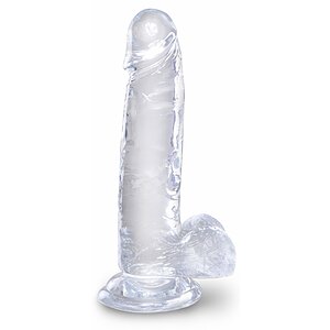 Dildo King 7 Inch Penis Transparent pe SexLab