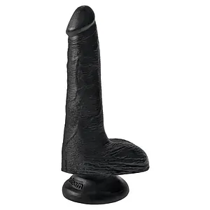 Dildo King Penis 15cm Negru pe SexLab