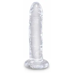 Dildo King Penis 6 Inch Clear Transparent Dildo King Penis 6 Inch Clear Transparent pe SexLab