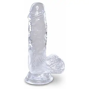 Dildo King Penis Clear Transparent pe SexLab