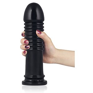 Dildo King-Sized Anal Bumper 22.5cm Negru